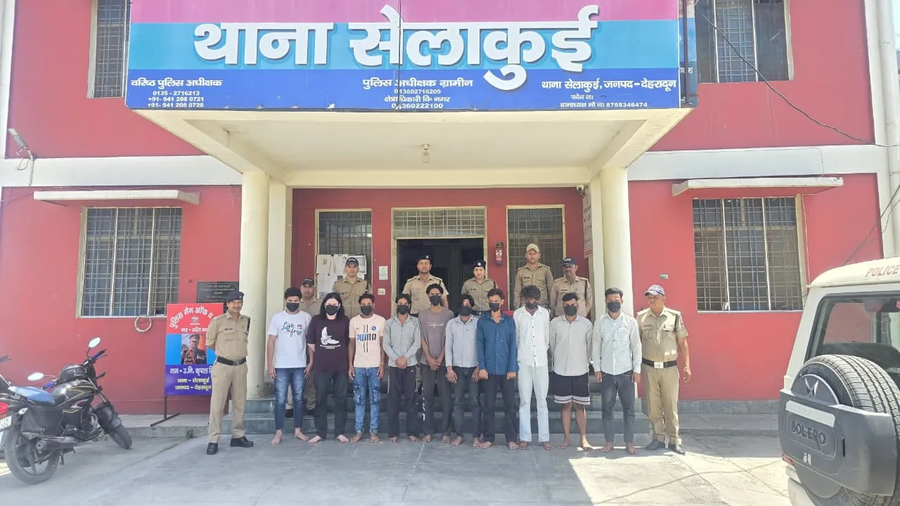 विकासनगर: श्रमिकों की आड़ में उपद्रव करने वाले 10 उपद्रवी गिरफ्तार