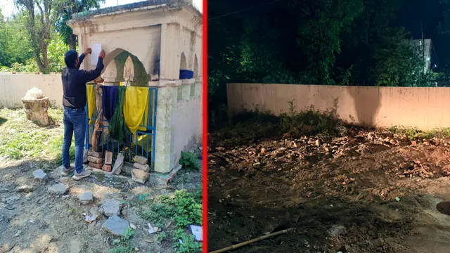 देहरादून में अवैध मजार पर चला बुलडोजर, सरकारी जमीन हुई कब्जामुक्त