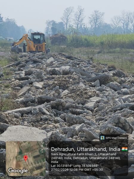 अवैध प्लॉटिंग पर एमडीडीए की बड़ी चोट, डोईवाला में मारखम ग्रांट से खेरी तक एमडीडीए का एक्शन, 77 बीघा अवैध प्लॉटिंग पर चला दिया बुलडोजर